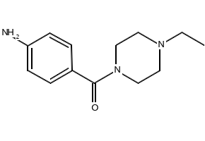 (4-AMINOPHENYL)(4-ETHYLPIPERAZIN-1-YL)METHANONE structure, CAS 21312-41-4