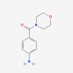 (4-AMINOPHENYL)(MORPHOLINO)METHANONE structure, CAS 51207-86-4