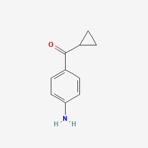 (4-AMINOPHENYL)CYCLOPROPYLMETHANONE structure, CAS 57189-90-9