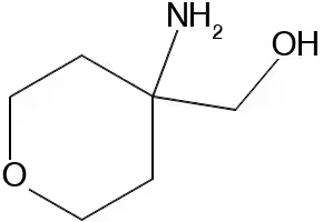 (4-AMINOTETRAHYDROPYRAN-4-YL)METHANOL structure, CAS 720706-20-7