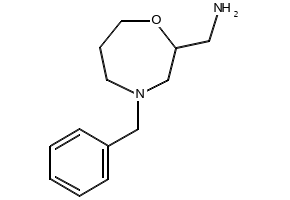 (4-BENZYL-1,4-OXAZEPAN-2-YL)METHANOL structure, CAS 1031442-66-6