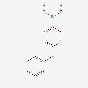 (4-BENZYLPHENYL)BORONIC ACID structure, CAS 56311-13-8