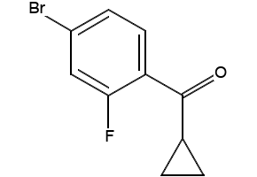 (4-BROMO-2-FLUOROPHENYL)(MORPHOLINO)METHANONE structure, CAS 924642-61-5