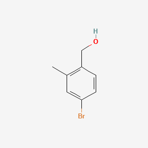 (4-BROMO-2-METHYLPHENYL)METHANOL structure, CAS 17100-58-2