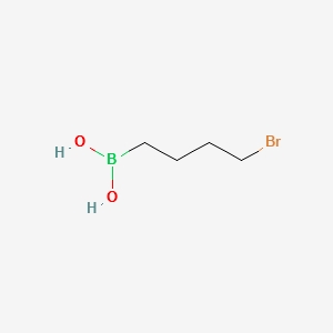 (4-BROMOBUTYL)BORONIC ACID structure, CAS 61632-72-2
