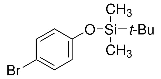 (4-BROMOPHENOXY)(TERT-BUTYL)DIMETHYLSILANE structure, CAS 67963-68-2