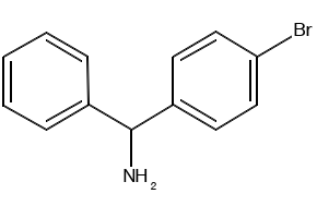(4-BROMOPHENYL)(PHENYL)METHANAMINE structure, CAS 55095-17-5
