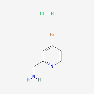 (4-BROMOPYRIDIN-2-YL)METHANAMINE HYDROCHLORIDE structure, CAS 1001414-95-4