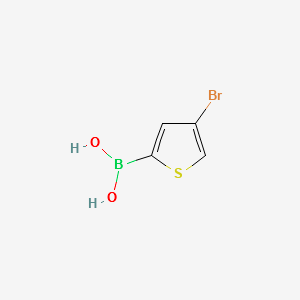 (4-BROMOTHIOPHEN-2-YL)BORONIC ACID structure, CAS 499769-92-5