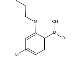 (4-CHLORO-2-PROPOXYPHENYL)BORONIC ACID structure, CAS 1256355-03-9