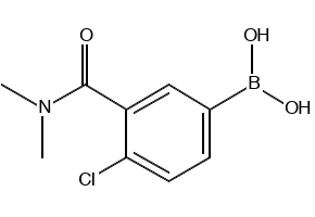 (4-CHLORO-3-(DIMETHYLCARBAMOYL)PHENYL)BORONIC ACID structure, CAS 871332-76-2