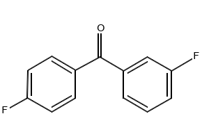 (4-CHLOROPHENYL)(3-FLUOROPHENYL)METHANONE structure, CAS 46698-36-6