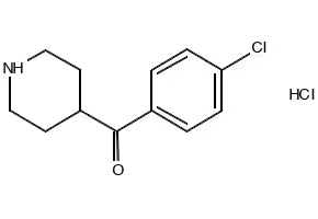 (4-CHLOROPHENYL)(PIPERIDIN-4-YL)METHANONE HYDROCHLORIDE structure, CAS 55695-51-7