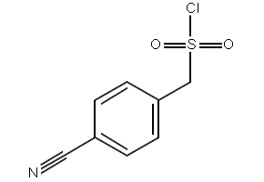 (4-CYANOPHENYL)METHANESULFONYL CHLORIDE structure, CAS 56105-99-8