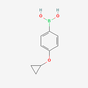 (4-CYCLOPROPOXYPHENYL)BORONIC ACID structure, CAS 871829-90-2