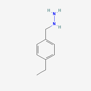 (4-ETHYLBENZYL)HYDRAZINE structure, CAS 887587-03-3
