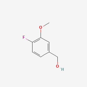 (4-FLUORO-3-METHOXYPHENYL)METHANOL structure, CAS 128495-45-4