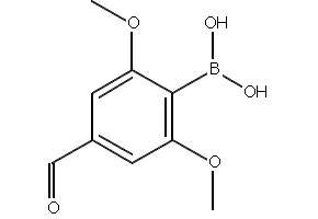 (4-FORMYL-2,6-DIMETHOXYPHENYL)BORONIC ACID structure, CAS 1256355-34-6