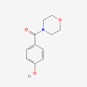 (4-HYDROXYPHENYL)(MORPHOLINO)METHANONE structure, CAS 18137-25-2