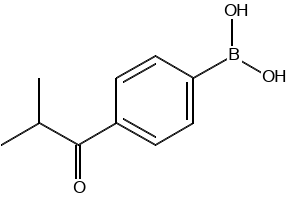 (4-ISOBUTYRYLPHENYL)BORONIC ACID structure, CAS 186498-27-1