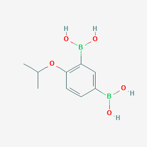 (4-ISOPROPOXY-1,3-PHENYLENE)DIBORONIC ACID structure, CAS 850568-40-0