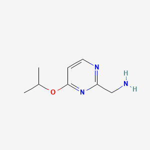 (4-ISOPROPOXYPYRIMIDIN-2-YL)METHANAMINE HYDROCHLORIDE structure, CAS 944902-74-3