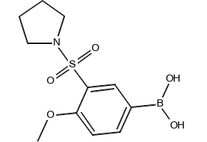 (4-METHOXY-3-(PYRROLIDIN-1-YLSULFONYL)PHENYL)BORONIC ACID structure, CAS 874219-52-0