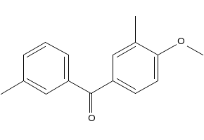 (4-METHOXY-3-METHYLPHENYL)(M-TOLYL)METHANONE structure, CAS 41295-28-7