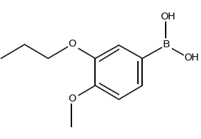 (4-METHOXY-3-PROPOXYPHENYL)BORONIC ACID structure, CAS 150145-31-6