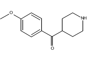 (4-METHOXYPHENYL)(PIPERIDIN-4-YL)METHANONE structure, CAS 76362-12-4