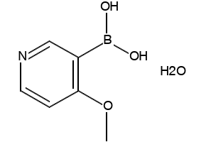 (4-METHOXYPYRIDIN-3-YL)BORONIC ACID HYDRATE structure, CAS 1256355-26-6