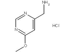(4-METHOXYPYRIMIDIN-2-YL)METHANAMINE HYDROCHLORIDE structure, CAS 1196154-28-5
