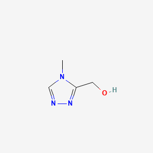 (4-METHYL-4H-[1,2,4]TRIAZOL-3-YL)METHANOL structure, CAS 59660-30-9