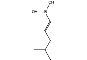 (4-METHYLPENT-1-EN-1-YL)BORONIC ACID structure, CAS 214907-33-2