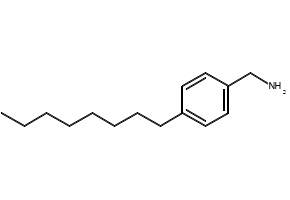 (4-OCTYLPHENYL)METHANAMINE structure, CAS 176956-02-8
