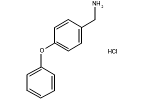 (4-PHENOXYPHENYL)METHANAMINE HYDROCHLORIDE structure, CAS 169944-04-1