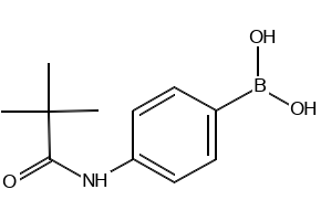 (4-PIVALAMIDOPHENYL)BORONIC ACID structure, CAS 182344-22-5