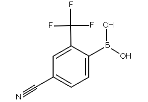 (4-PROPOXY-2-(TRIFLUOROMETHYL)PHENYL)BORONIC ACID structure, CAS 1186482-51-8