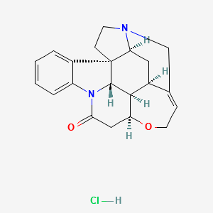 (4AR,4A1R,5AS,8AR,8A1S,15AS)-4A1,5,5A,7,8,8A1,15,15A-OCTAHYDRO-2H-4,6-METHANOINDOLO[3,2,1-IJ]OXEPINO[2,3,4-DE]PYRROLO[2,3-H]QUINOLIN-14(4AH)-ONE HYDROCHLORIDE structure, CAS 1421-86-9