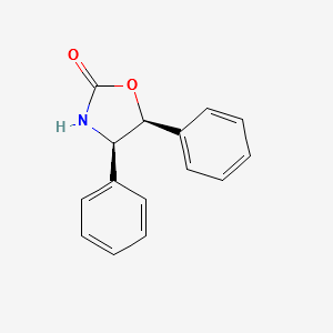 (4R,5S)-CIS-4,5-DIPHENYLOXAZOLIDIN-2-ONE structure, CAS 86286-50-2