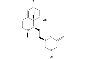 (4R,6R)-4-HYDROXY-6-(2-((1S,2S,6R,8S,8AR)-8-HYDROXY-2,6-DIMETHYL-1,2,6,7,8,8A-HEXAHYDRONAPHTHALEN-1-YL)ETHYL)TETRAHYDRO-2H-PYRAN-2-ONE structure, CAS 79952-42-4