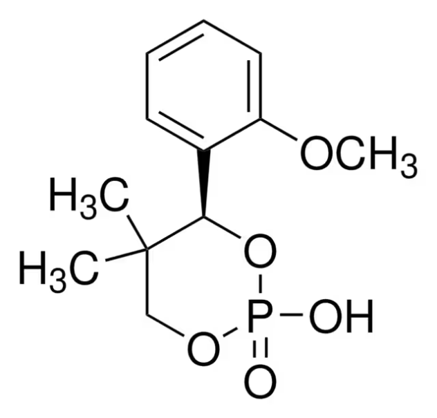 (4S)-2-HYDROXY-4-(2-METHOXYPHENYL)-5,5-DIMETHYL-1,3,2-DIOXAPHOSPHINANE 2-OXIDE structure, CAS 98674-83-0