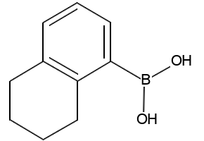 (5,6,7,8-TETRAHYDRONAPHTHALEN-1-YL)BORONIC ACID structure, CAS 371765-41-2