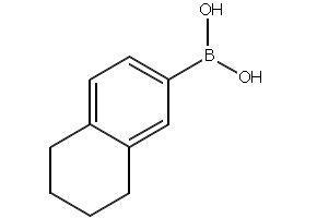 (5,6,7,8-TETRAHYDRONAPHTHALEN-2-YL)BORONIC ACID structure, CAS 405888-56-4