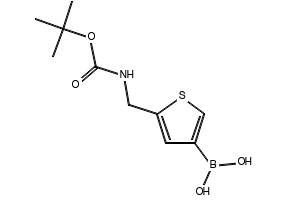 (5-([(TERT-BUTOXYCARBONYL)AMINO]METHYL)PYRIDIN-3-YL)BORONIC ACID structure, CAS 1309981-05-2