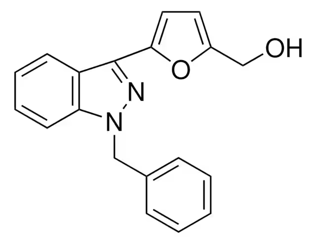 (5-(1-BENZYL-1H-INDAZOL-3-YL)FURAN-2-YL)METHANOL structure, CAS 170632-47-0