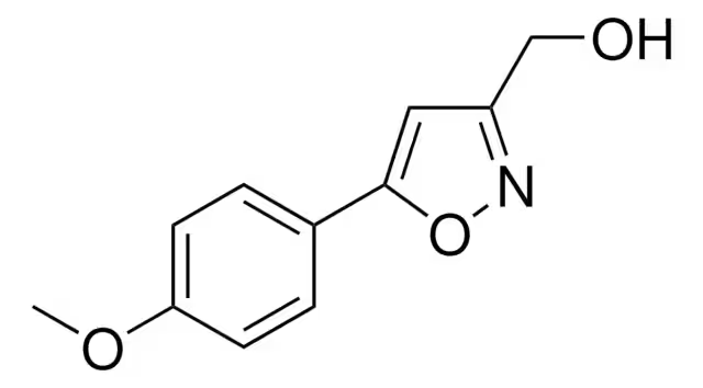 (5-(4-METHOXYPHENYL)ISOXAZOL-3-YL)METHANOL structure, CAS 58492-77-6
