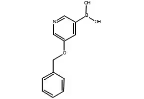 (5-(BENZYLOXY)PYRIDIN-3-YL)BORONIC ACID structure, CAS 1190423-61-0