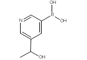 (5-(DIMETHOXYMETHYL)PYRIDIN-3-YL)BORONIC ACID structure, CAS 1256346-31-2