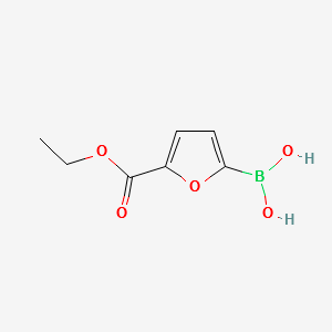 (5-(ETHOXYCARBONYL)FURAN-2-YL)BORONIC ACID structure, CAS 1150114-44-5